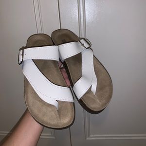 White mountain sandals